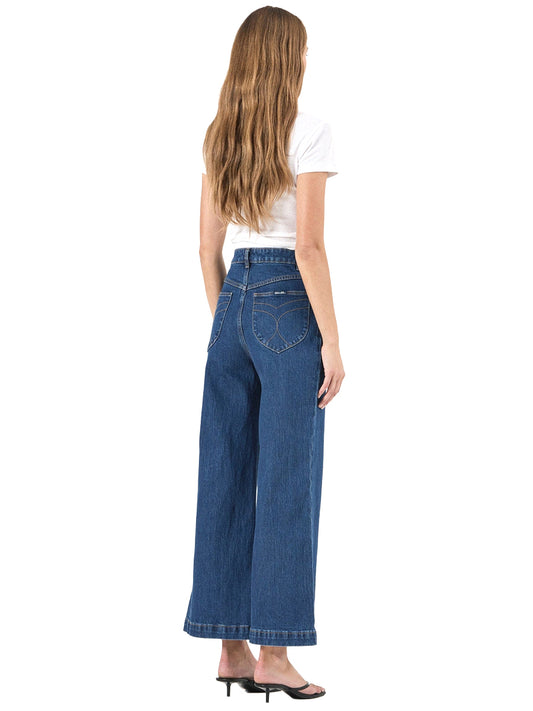 Sailor Wide-Leg Jeans - Eco Ruby Blue