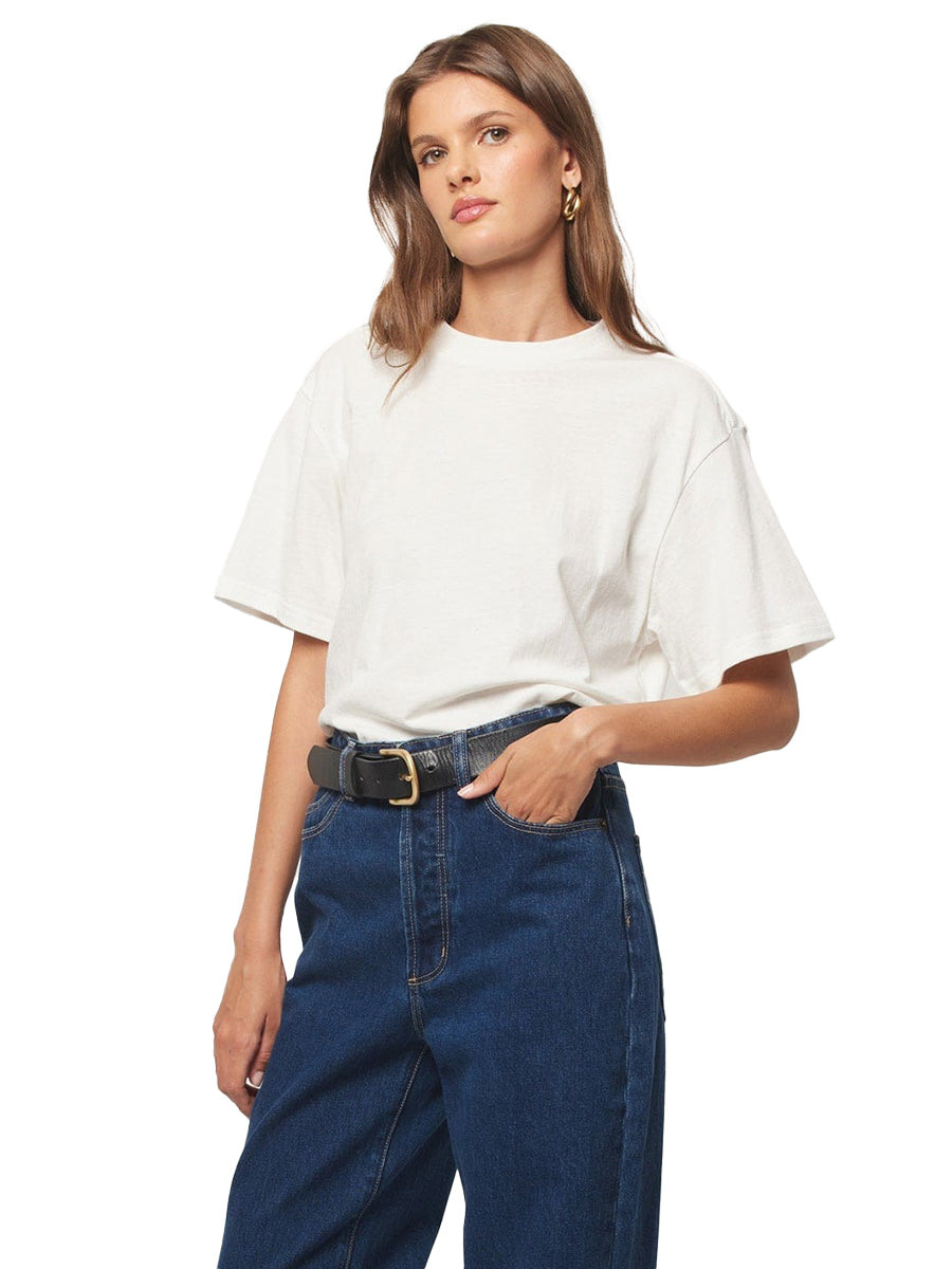 Tomboy Cotton Tee - Vintage White