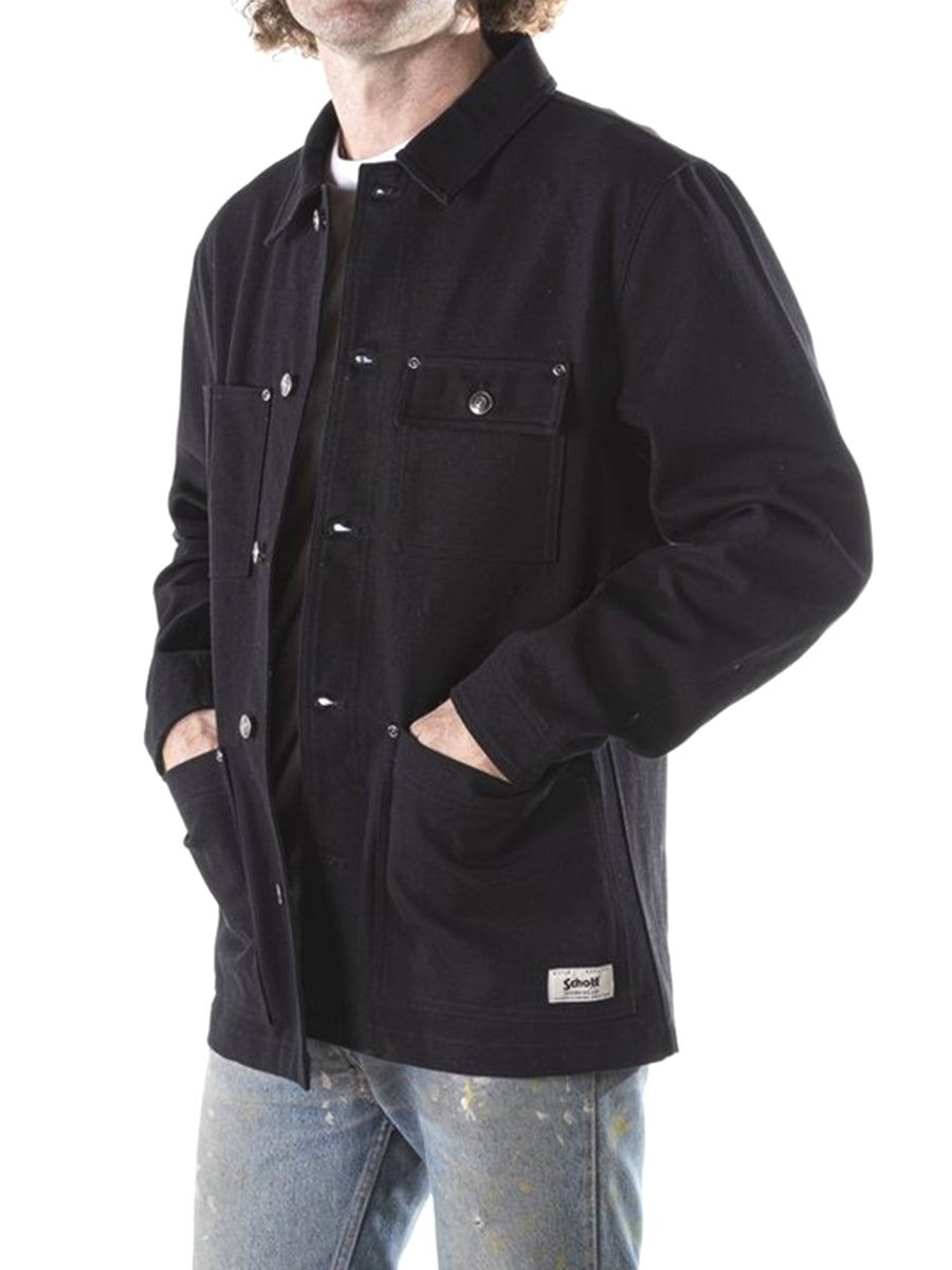 8205 Cotton Canvas Chore Jacket - Black