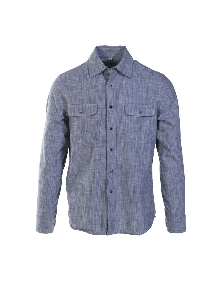 SH2304 Work Shirt - Ticking Stripe