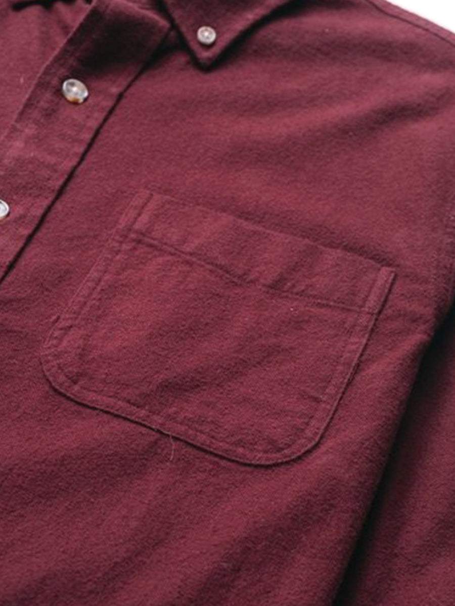 SH2120 Cotton Flannel - Burgundy