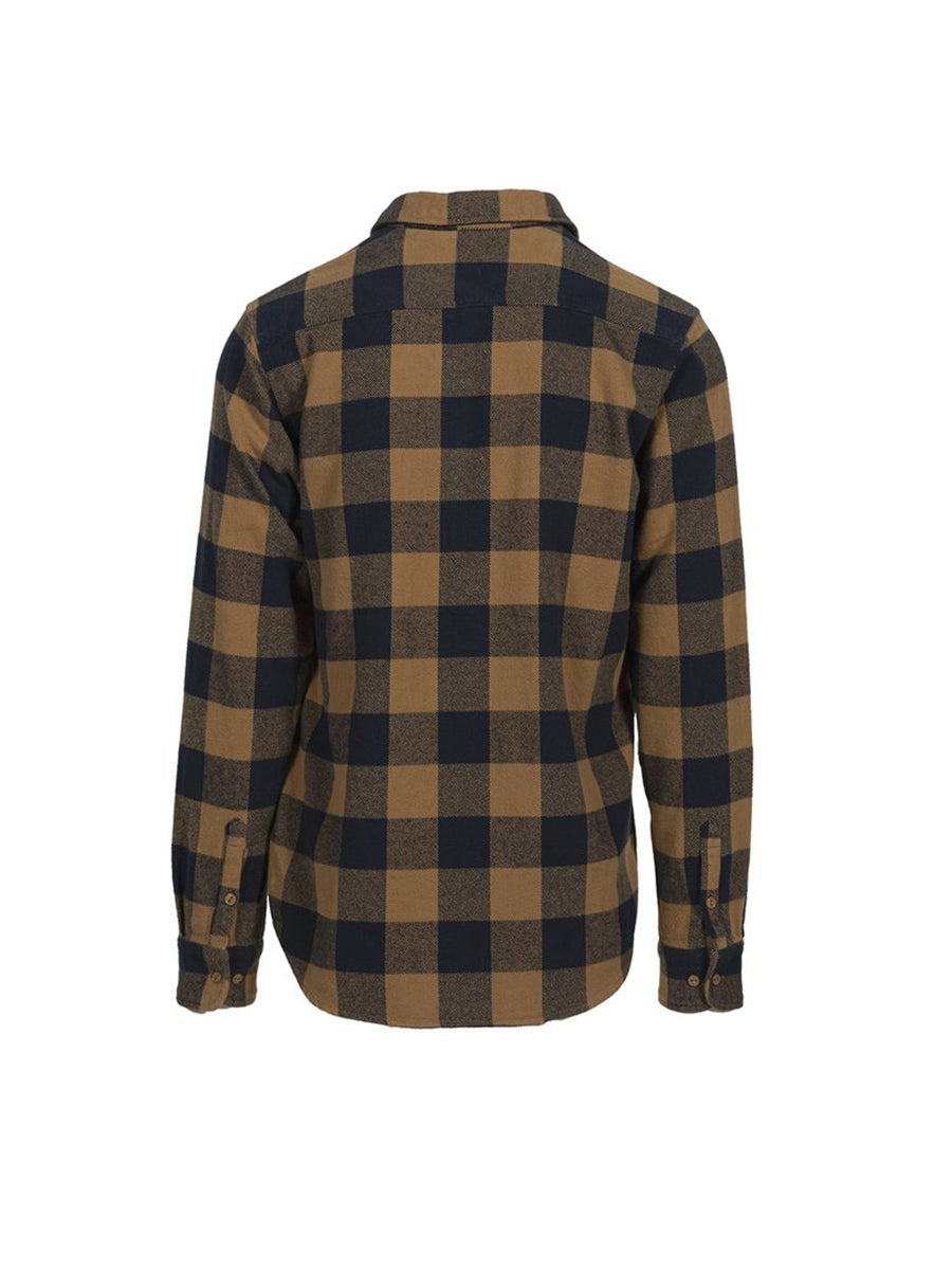 SH2134 Cotton Flannel - Gold & Navy