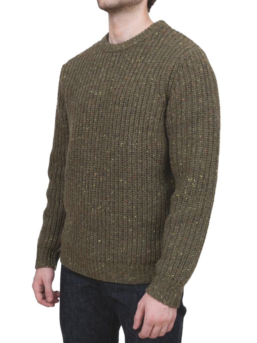 SW2554 Donegal Crewneck Sweater - Olive