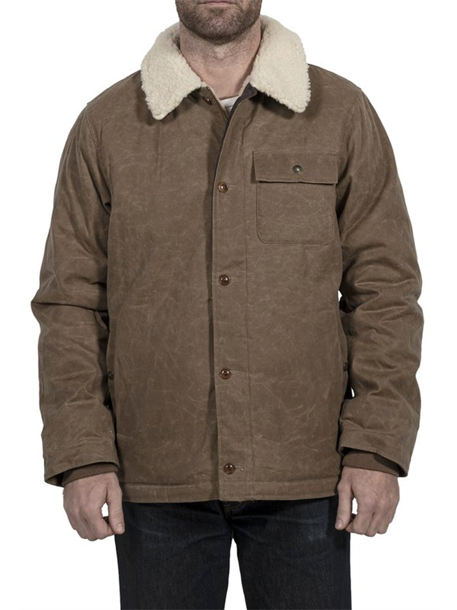 8334 Waxed Cotton Work Jacket - Khaki