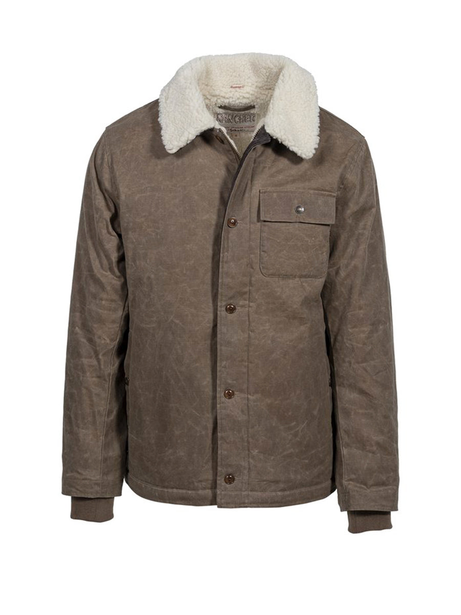 8334 Waxed Cotton Work Jacket - Khaki