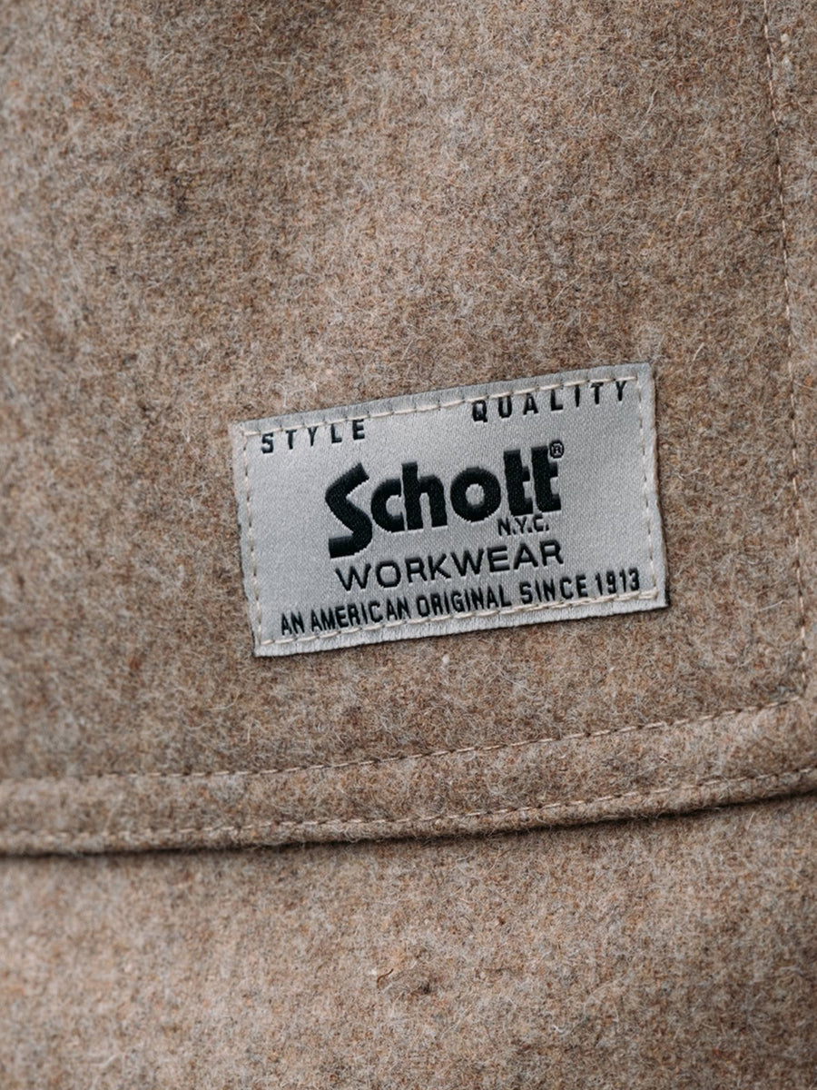 7515 Wool Blend Chore Jacket - Taupe