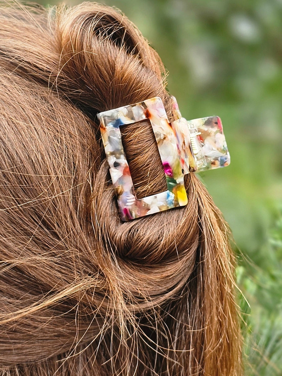 Carly Hair Claw - Confetti Multi