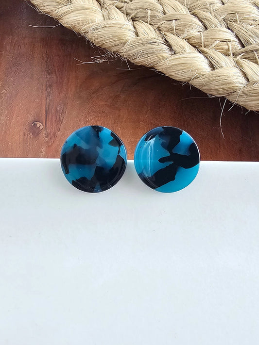 Sophie Studs - Blue Tortoise