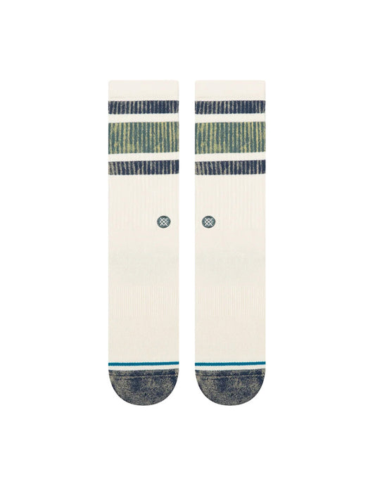 Signature Washed Boyd Crew Socks - Atlantic