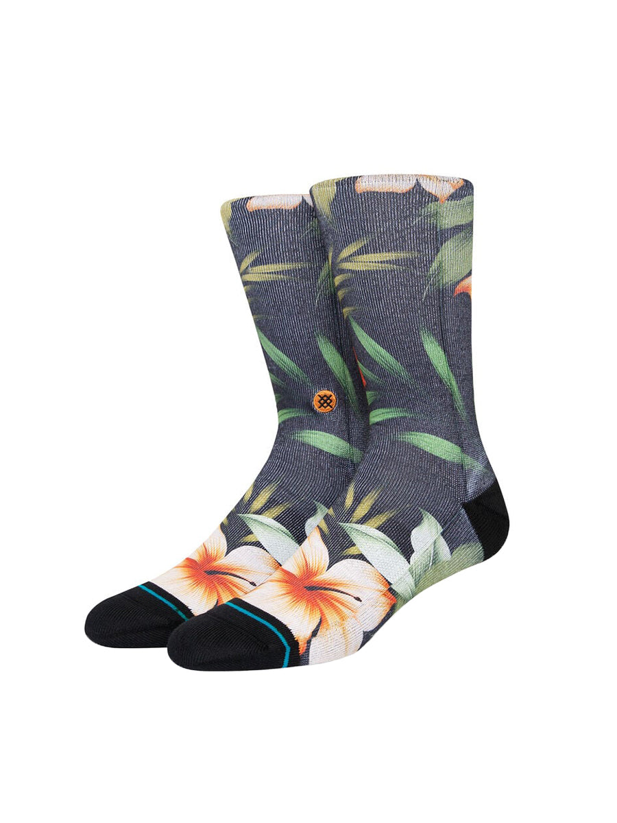 Cabana Crew Socks - Washed Black