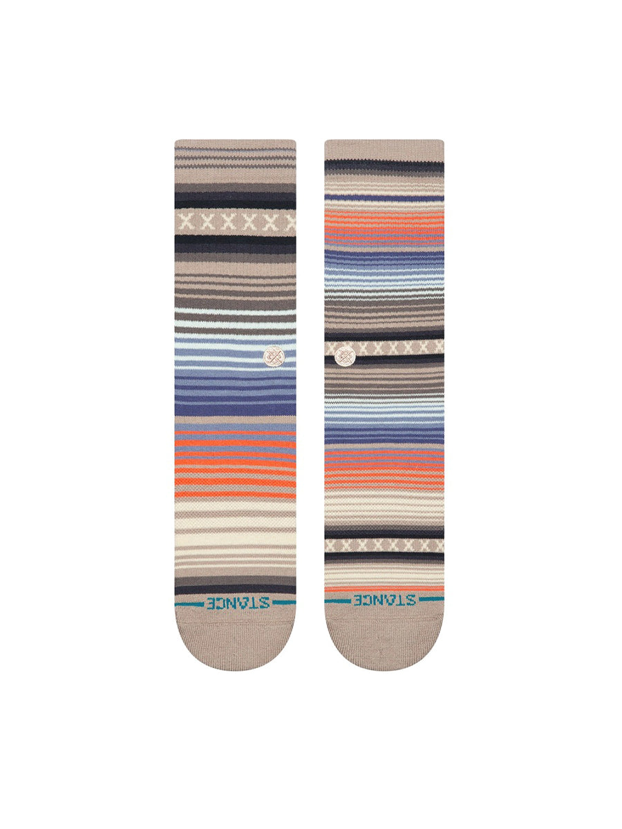 Curren Stripe Crew Socks - Stingray