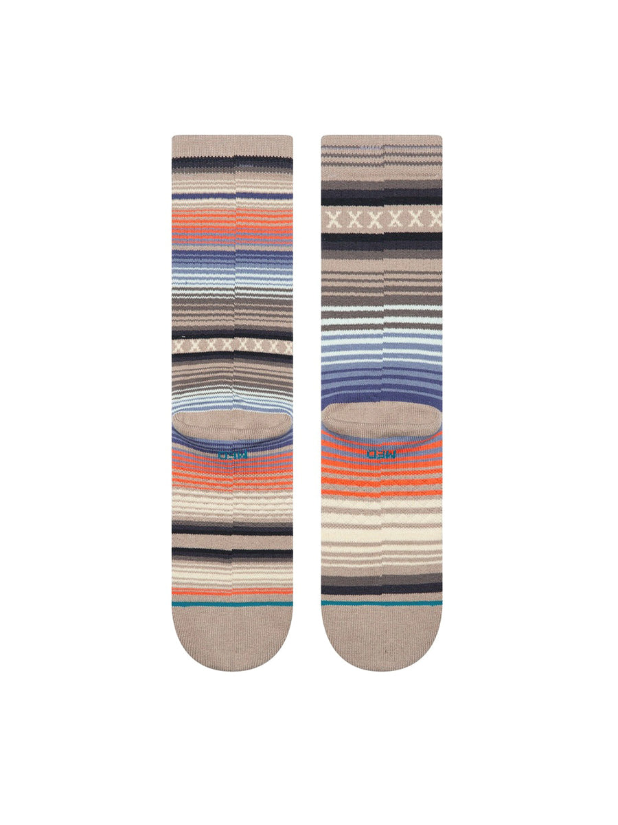 Curren Stripe Crew Socks - Stingray