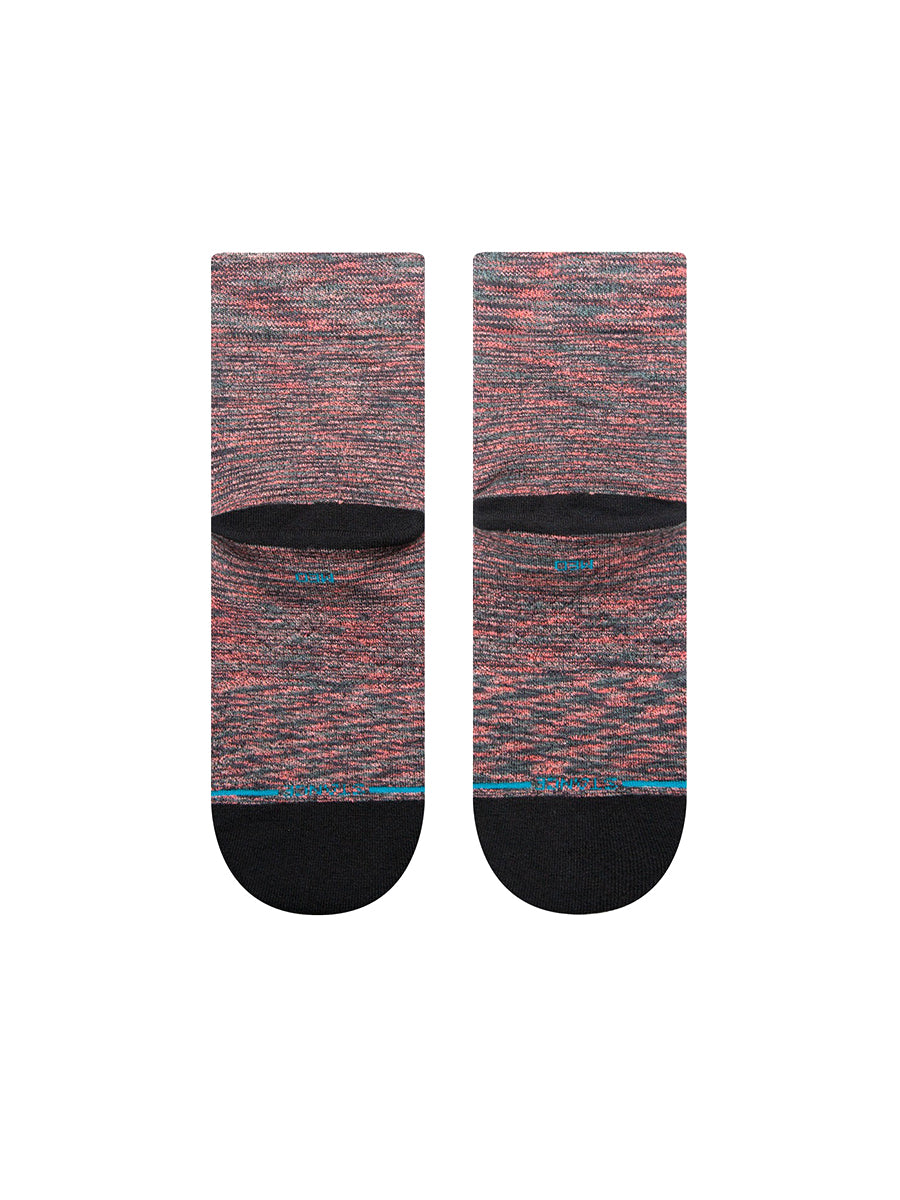 Dusk to Dawn Quarter Socks - Black