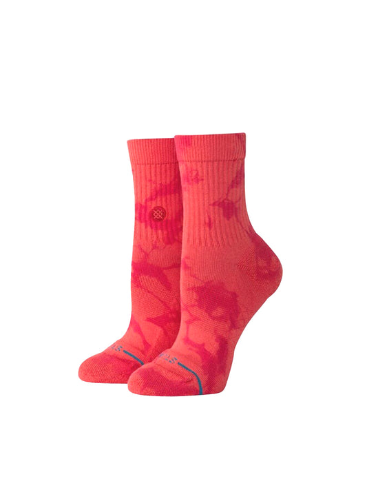 Dye-Namic Quarter Socks - Red