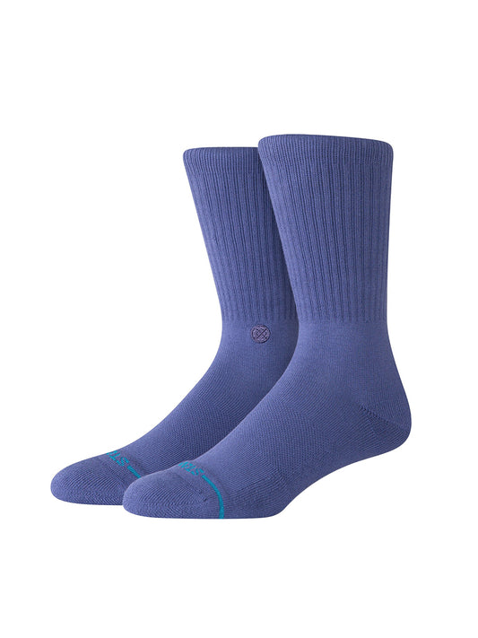 Icon Crew Socks - Indigo