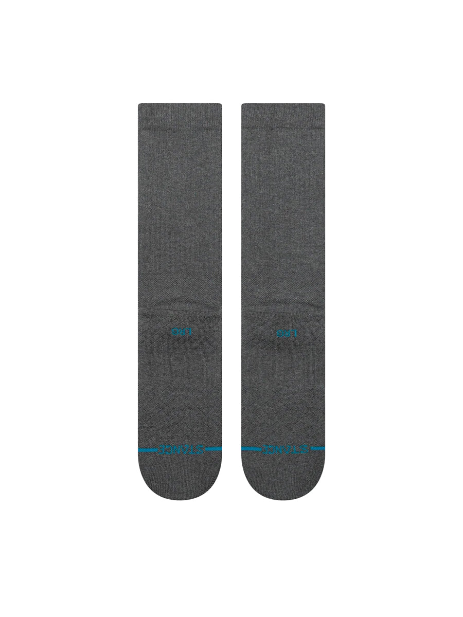 Signature Crew Socks - Black Heather