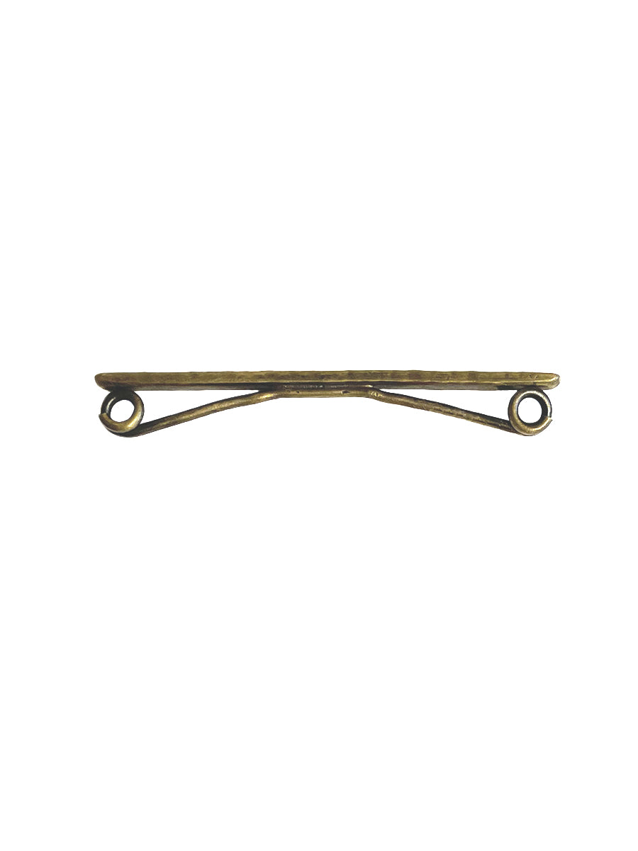 Bessemer Collar Clip - Brass Patina