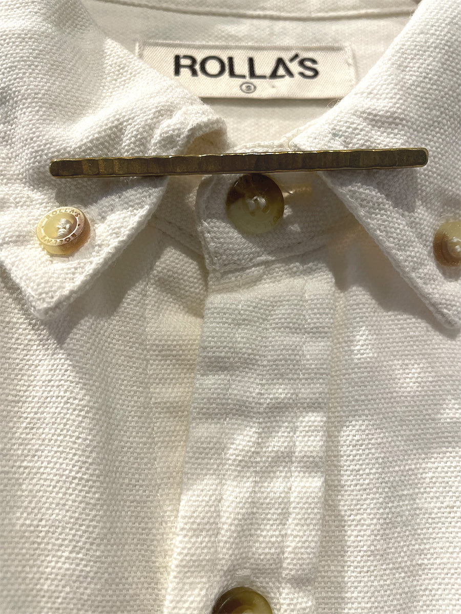 Bessemer Collar Clip - Brass Patina