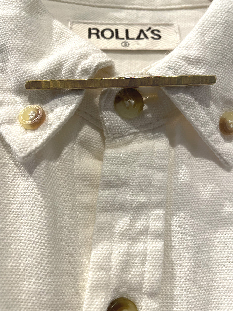 Bessemer Collar Clip - Polished Brass