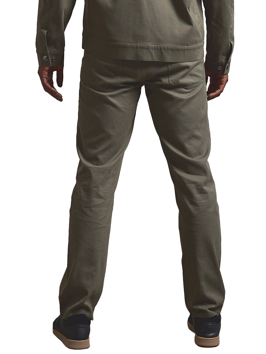 Bedford 5-Pocket Pants - Olive