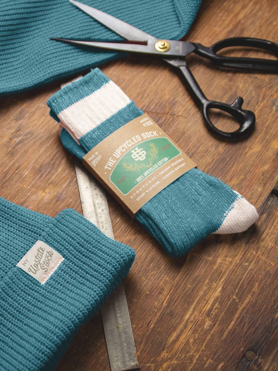 Upcycled Sock - Seafoam