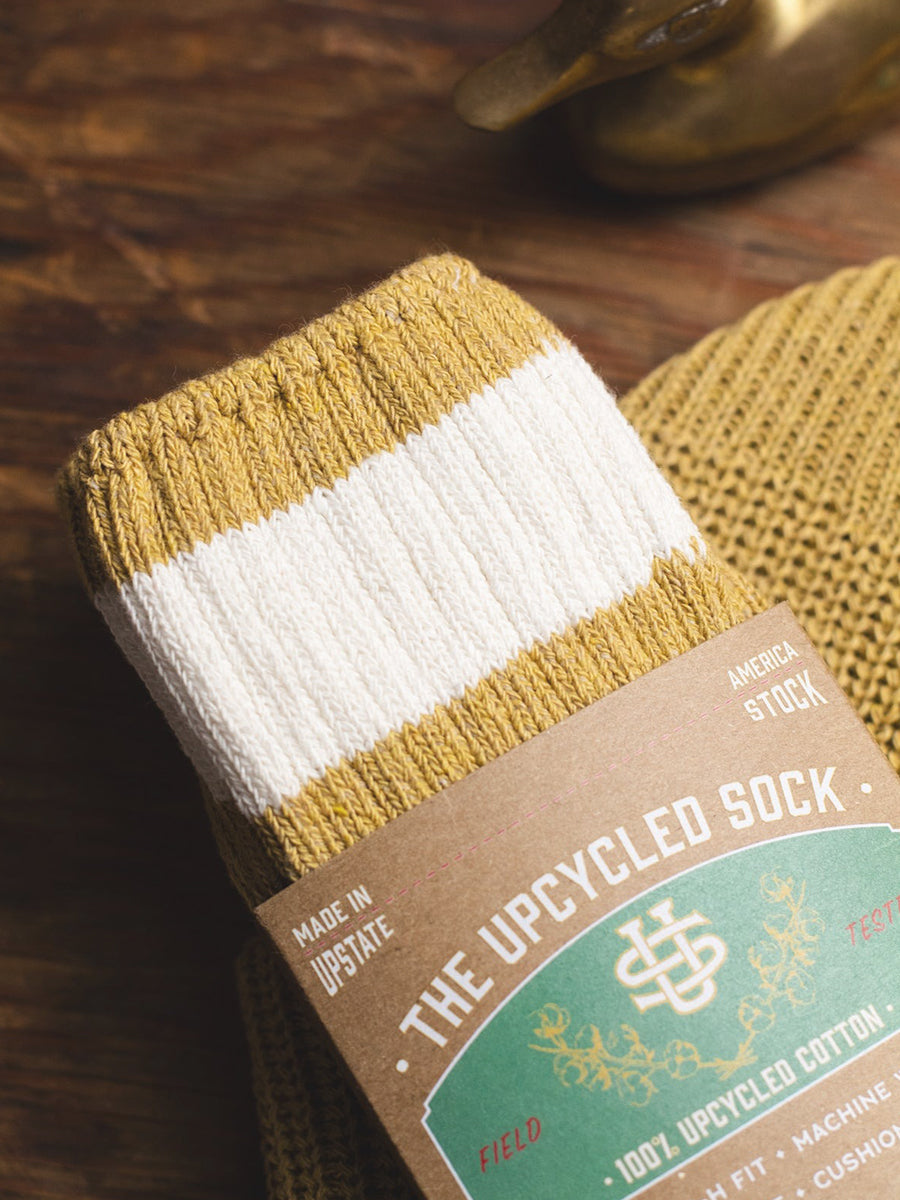 Upcycled Sock - Straw