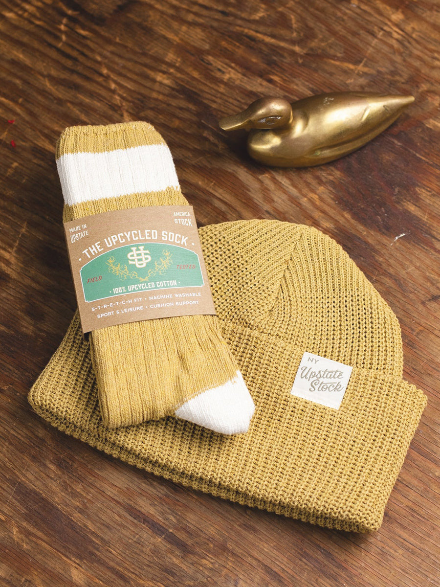 Upcycled Sock - Straw
