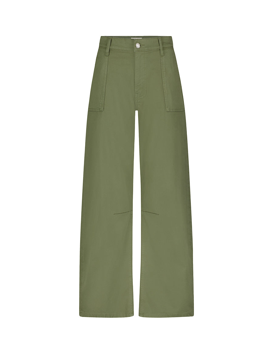 BNA Twill Soft-Curve Barrel Jeans - Four Leaf Clover
