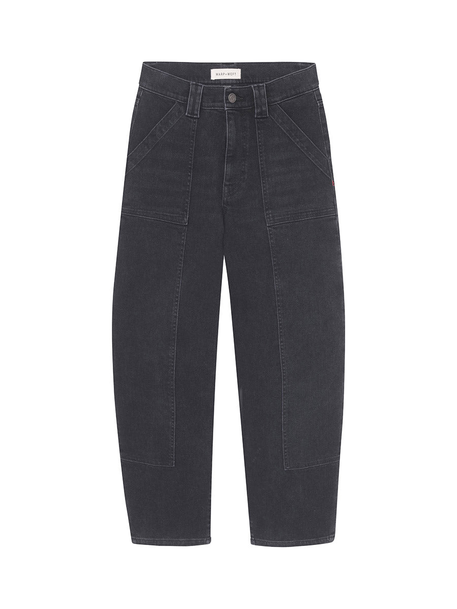 BNA Soft-Curve Barrel Jeans - Night Bird