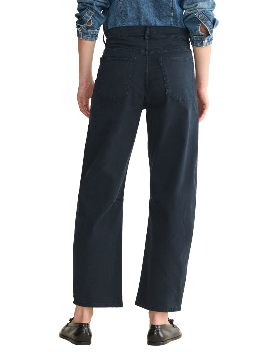 BNA Twill Soft-Curve Barrel Jeans - Carbon Blue