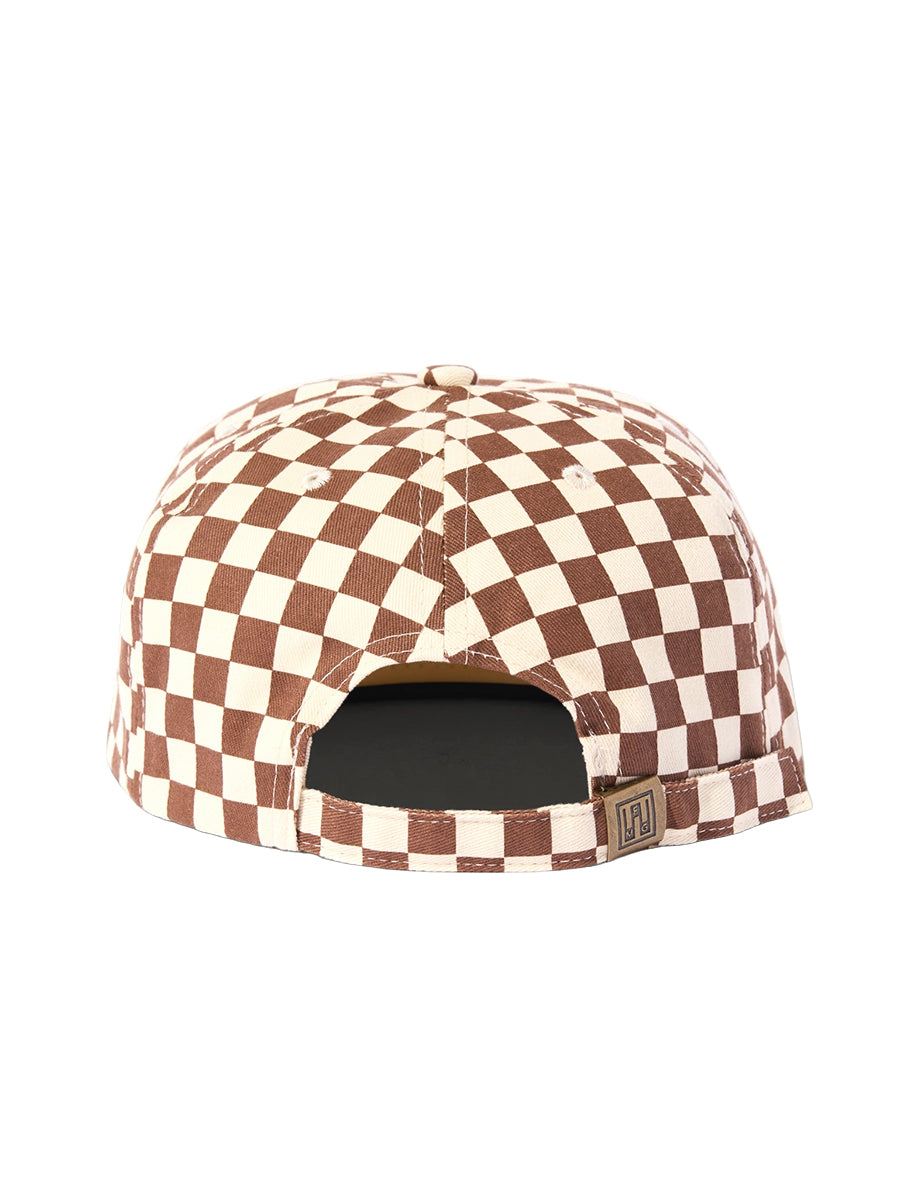 Checkerboard Field Trip Hat - Rust