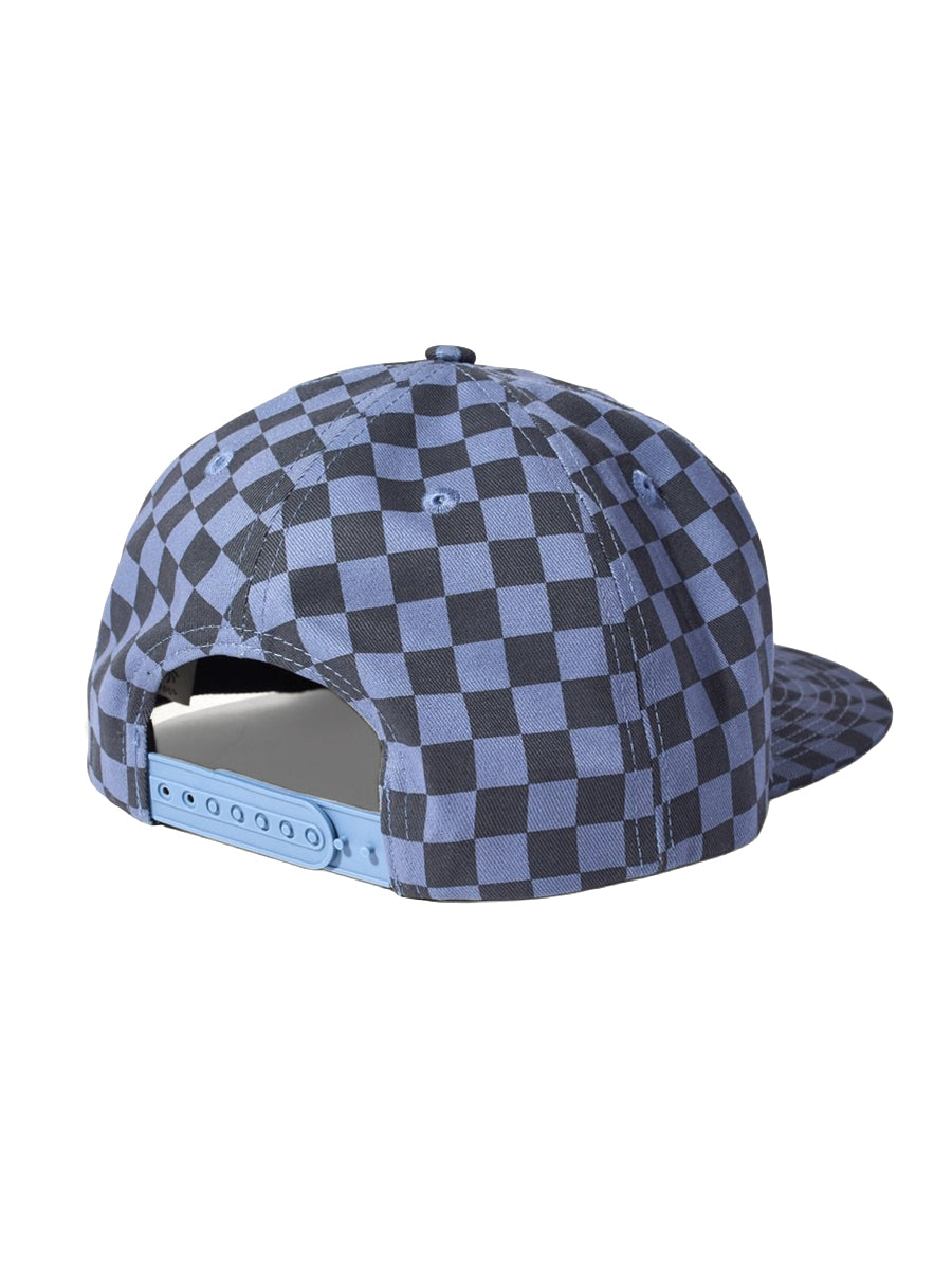 Tonal Checkerboard Field Trip Hat - Slate Blue