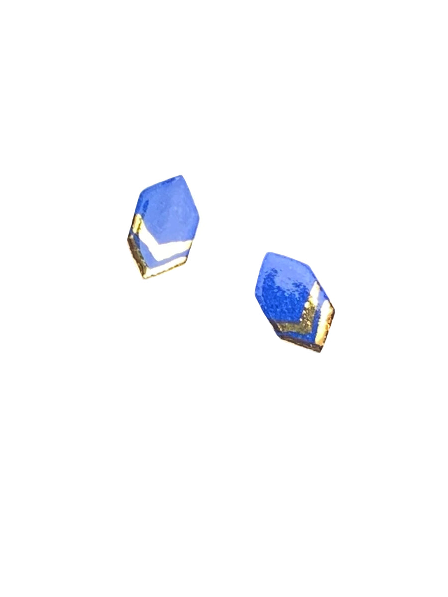 Mini Arrow Studs - Rio Blue
