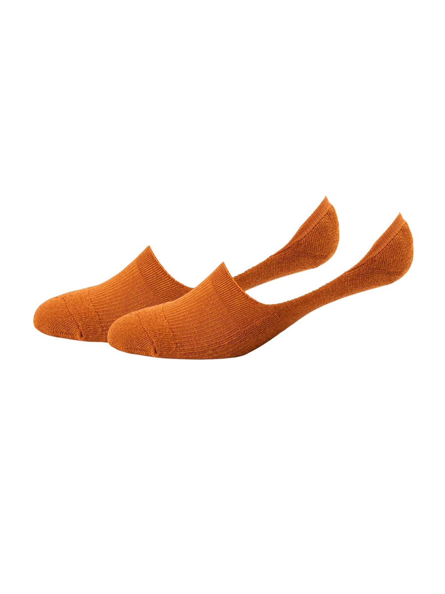 No Show Sock - Burnt Orange