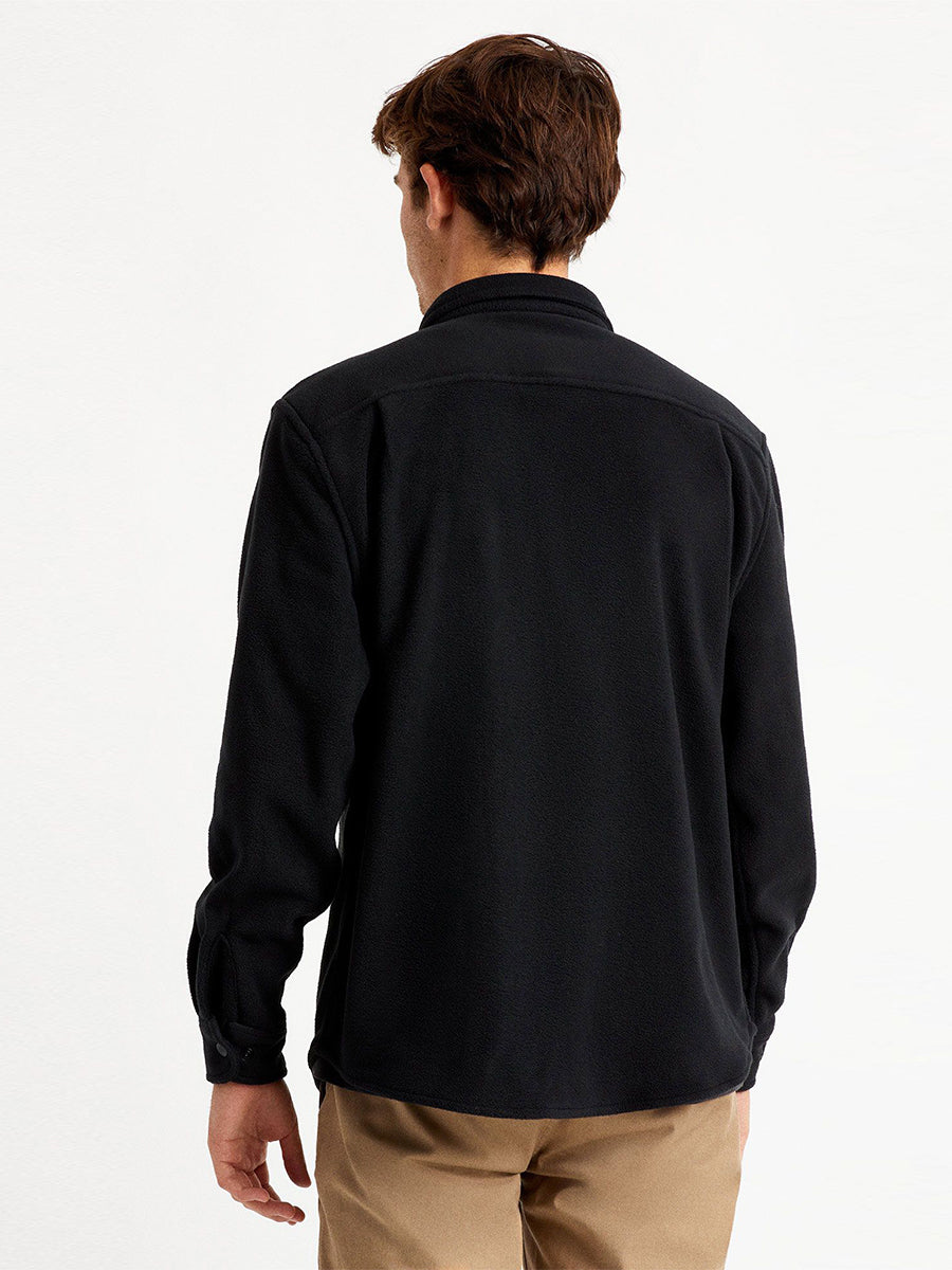 Bowery Men's Long Sleeve Arctic Stretch Fleece - Black