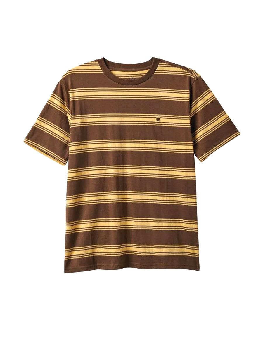 Hilt Shield Short Sleeve Tee - Dark Earth & Straw