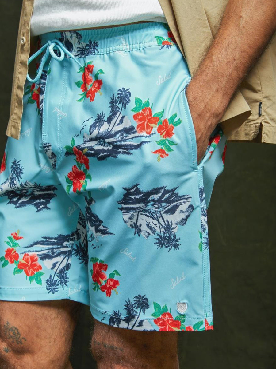 Voyage 5" Short - Canal Blue