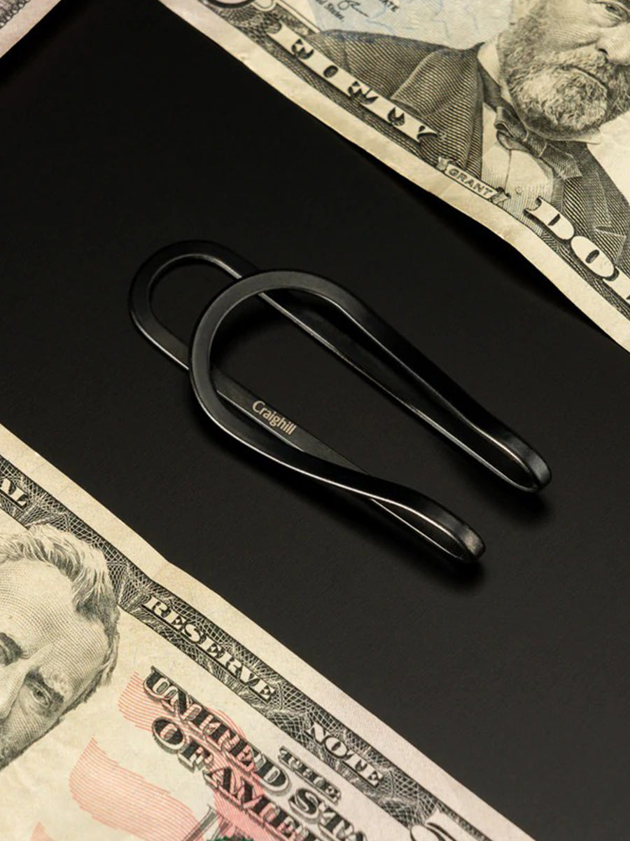 Station Money Clip - Vapor Black