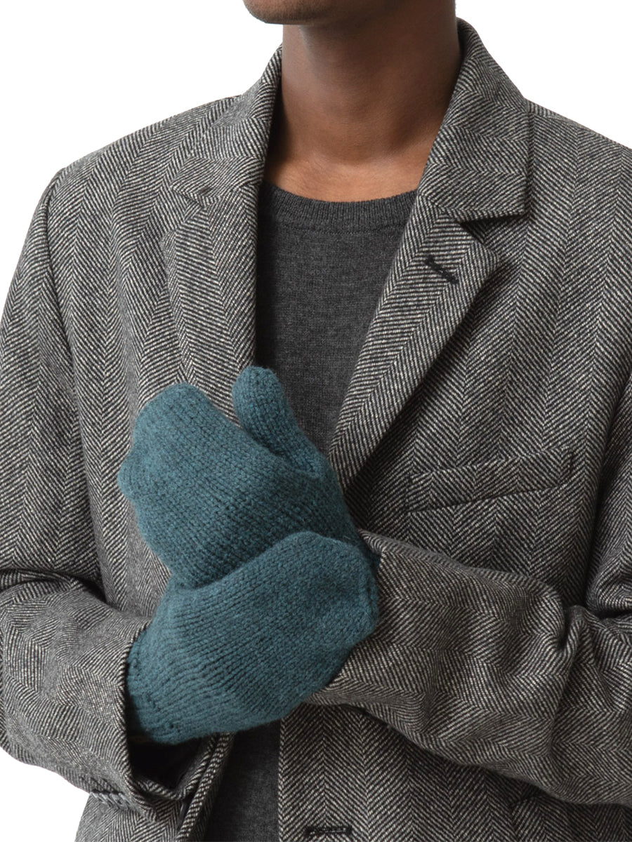 Merino Mittens - Dragonfly Green