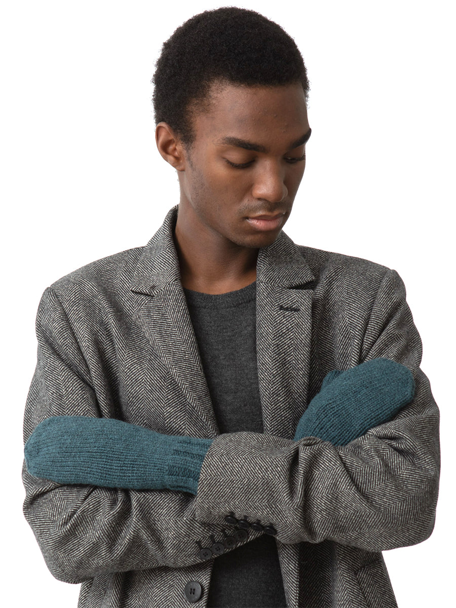 Merino Mittens - Dragonfly Green