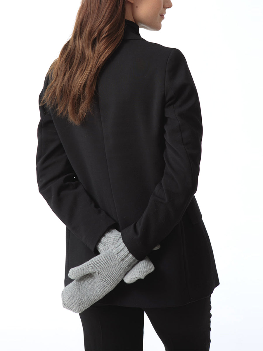 Merino Mittens - Flint Grey