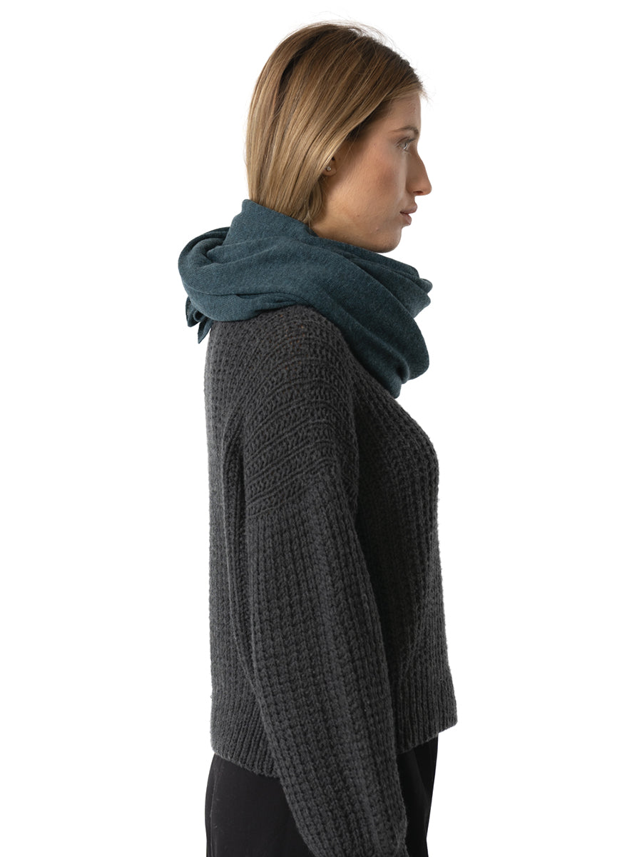 Merino Scarf - Dragonfly Green