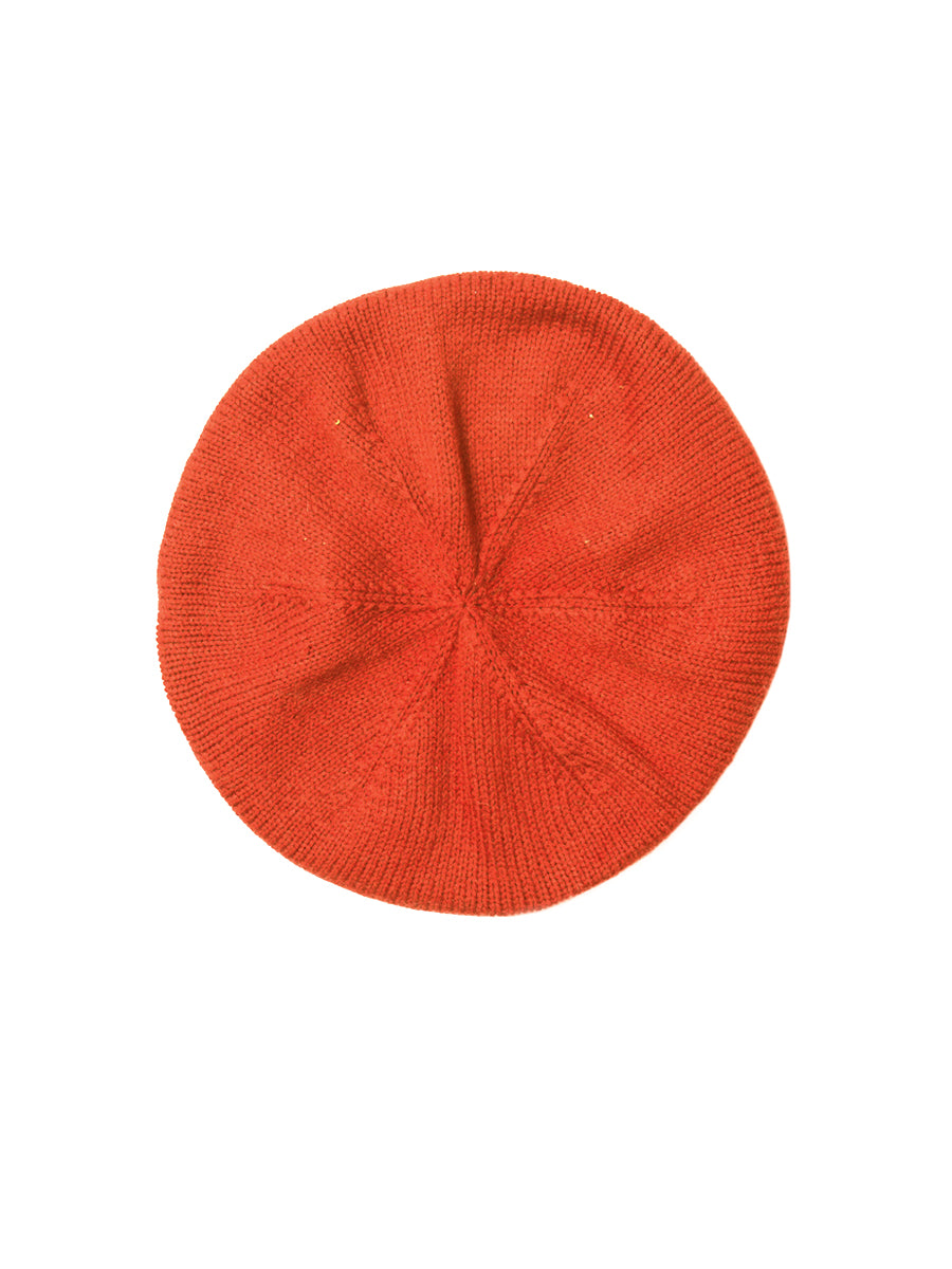 Merino Beret - Burnt Orange