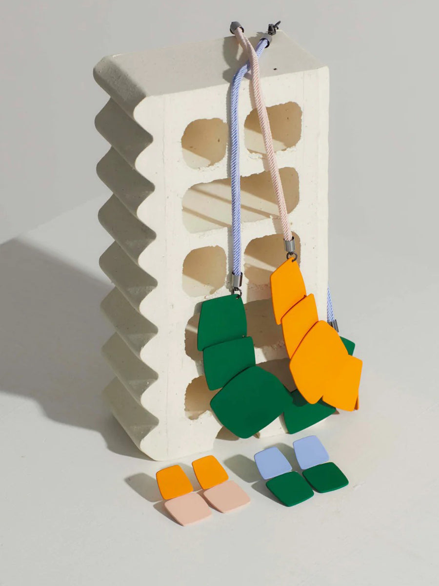 Maika Earrings - Cedar Green