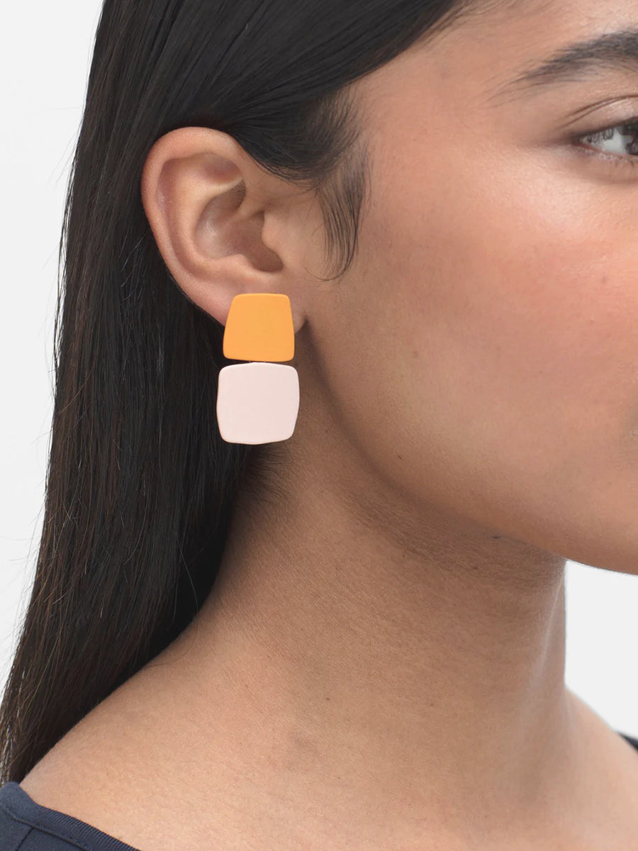 Maika Earrings - Cedar Green