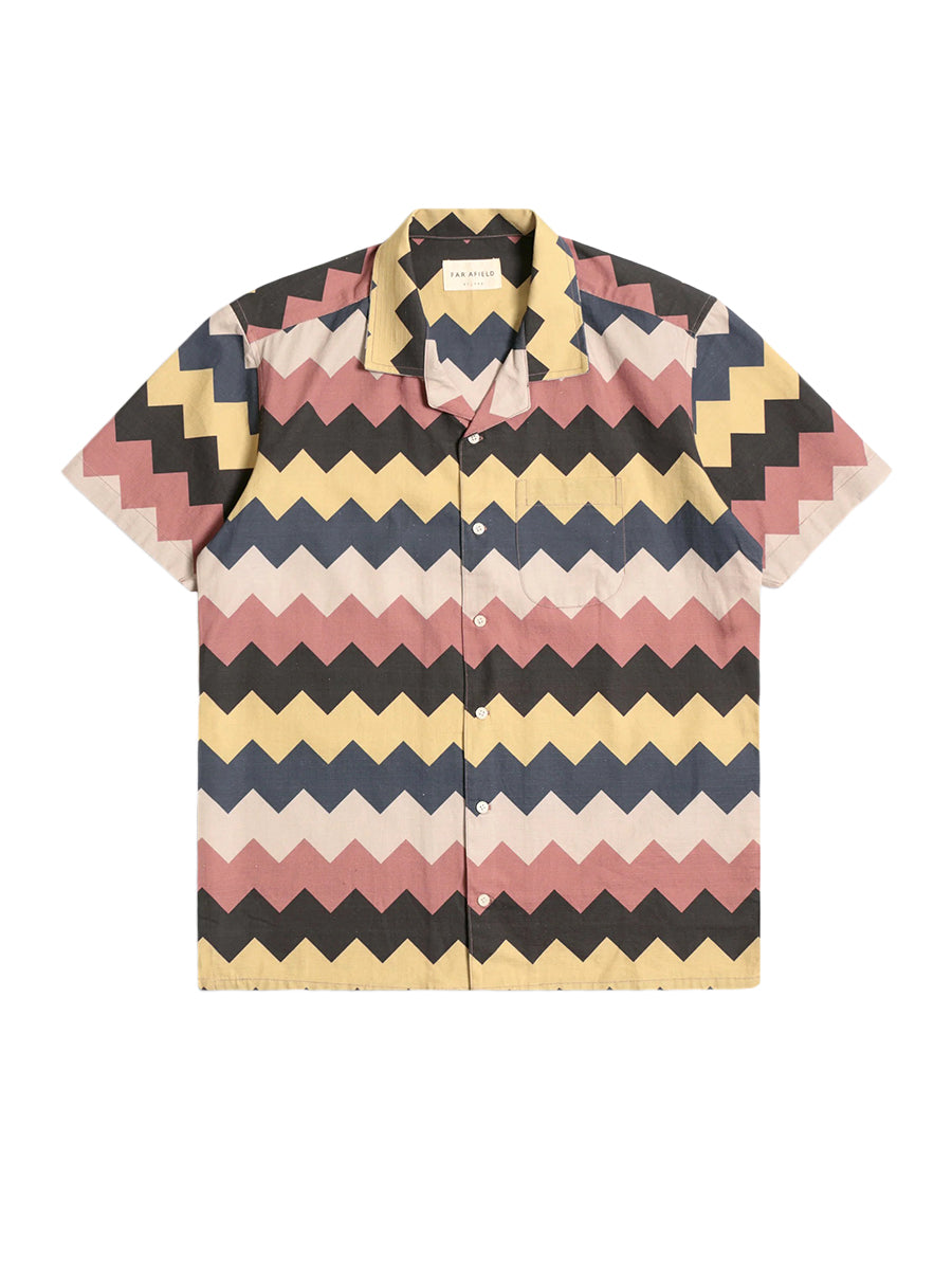 Stachio Short Sleeve Shirt - Ripstop Zigged