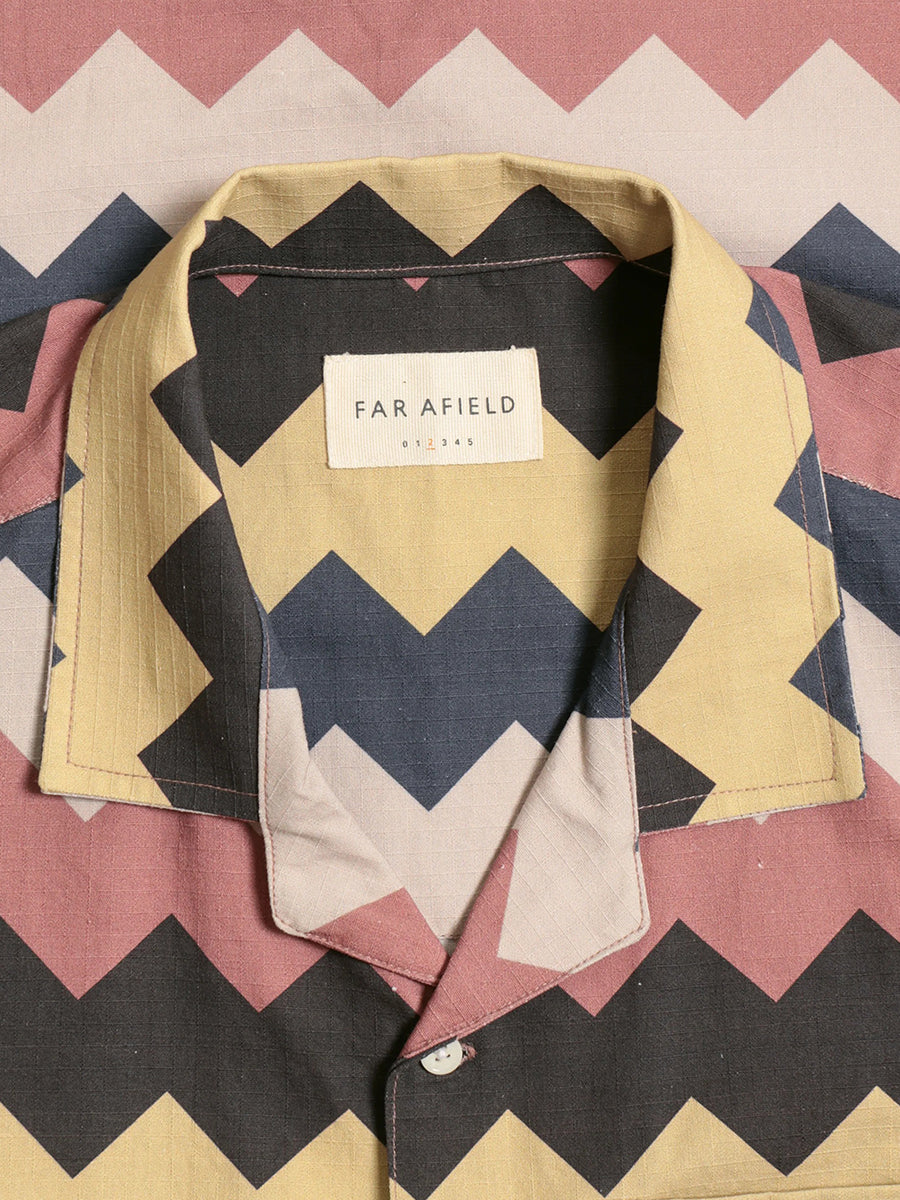 Stachio Short Sleeve Shirt - Ripstop Zigged