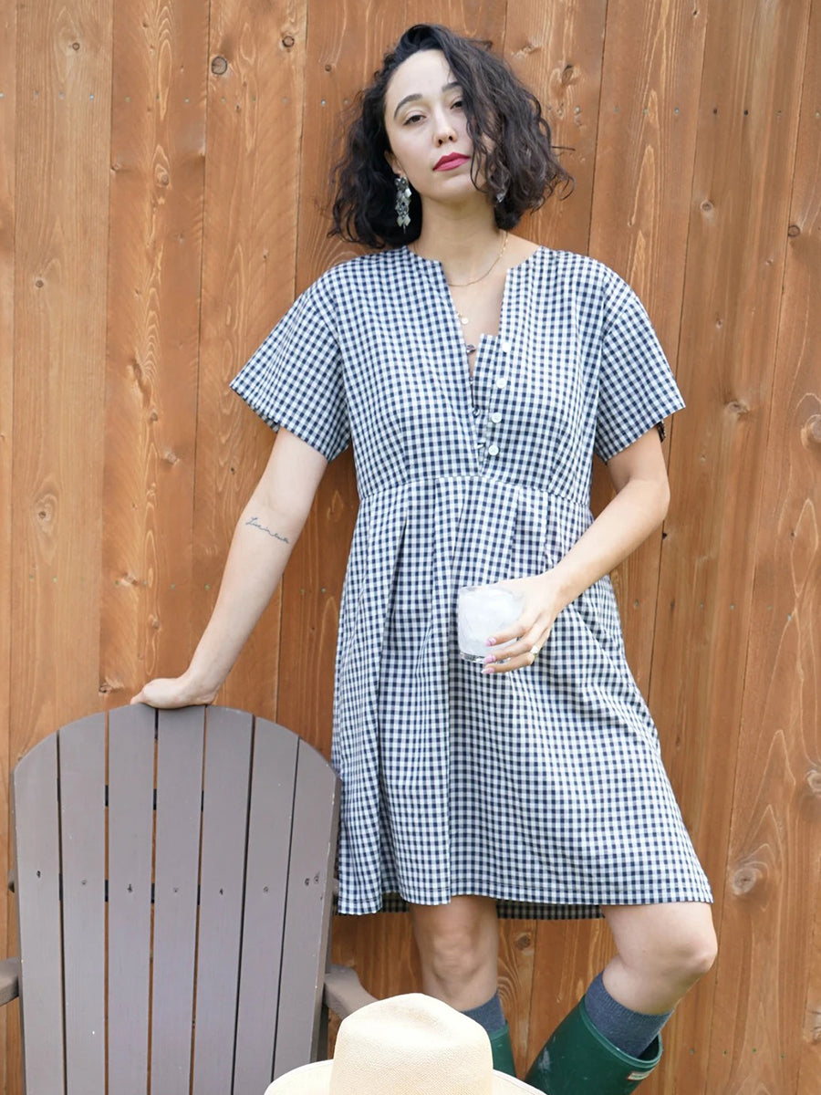 Elena Dress - Gingham