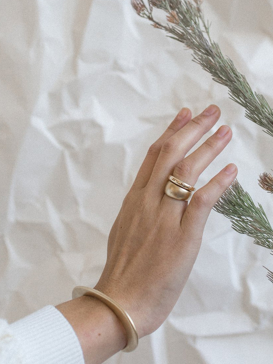Dedo Band - Polished Bronze