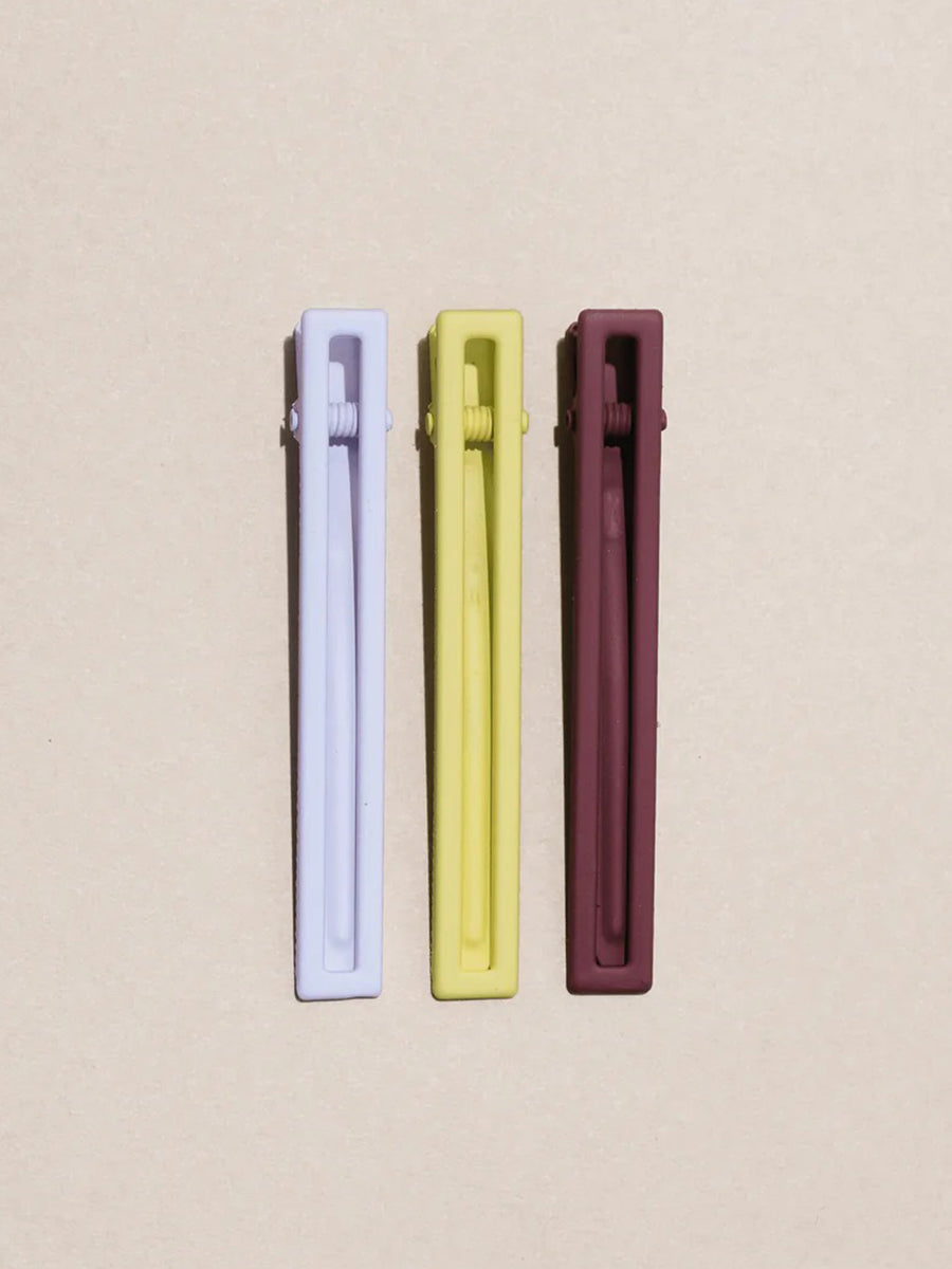Yarrow Hairclip Trio - Desert Sky